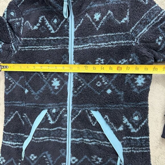The North Face Jacket Womens Small Campshire Sherpa Fleece Full Zip Aviator Navy - Picture 3 of 16